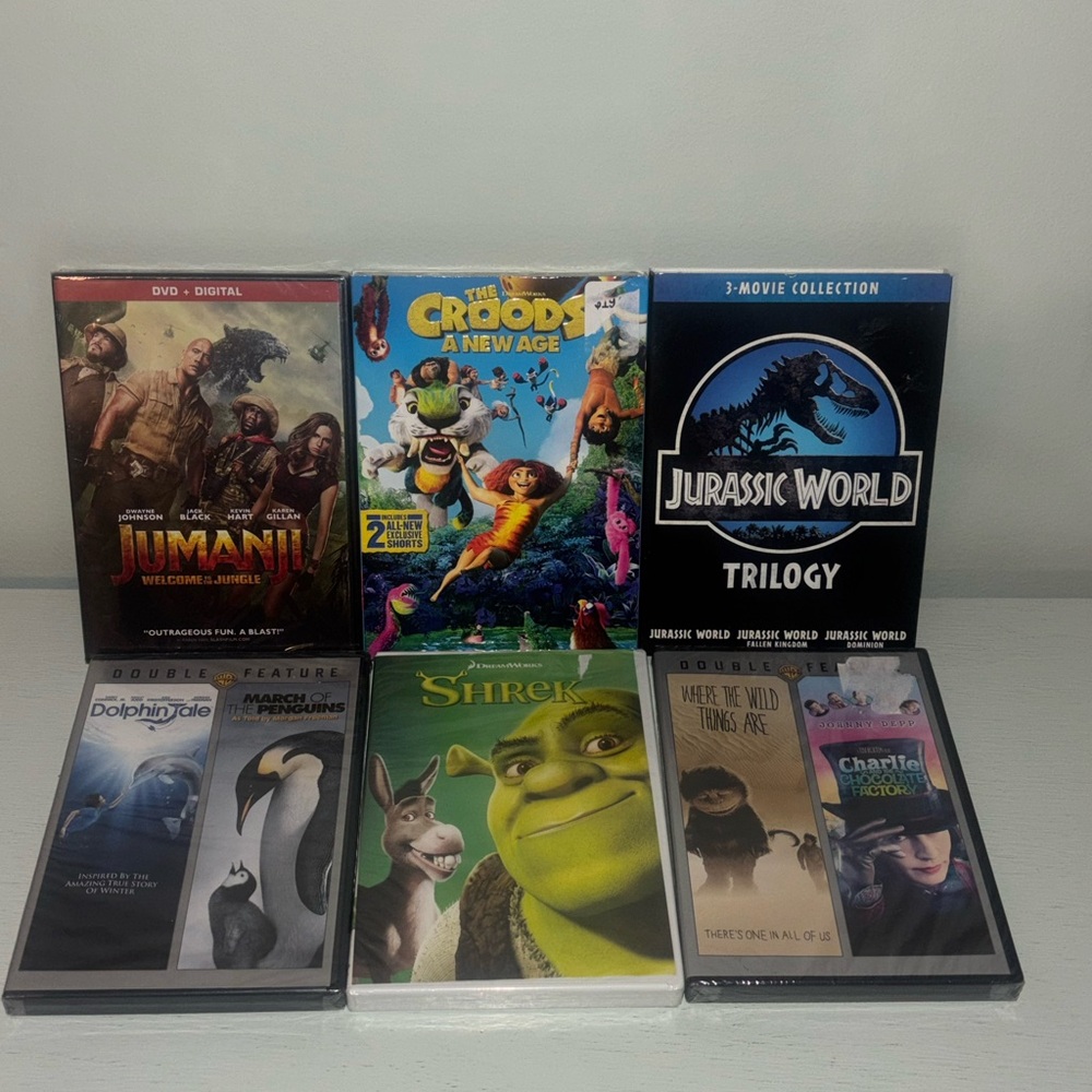 SET OF 6 DVD MOVIES